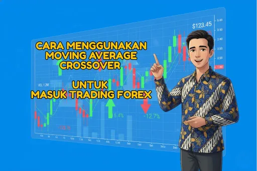 Cara Menggunakan Moving Average Crossover untuk Masuk Trading Forex thumbnail