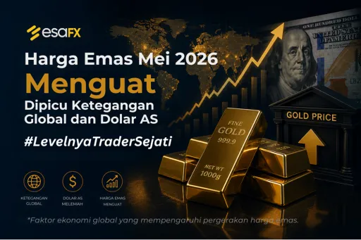 Harga Emas Mei 2026 Menguat Dipicu Ketegangan Global dan Dolar AS thumbnail Harga Emas Mei 2026 Menguat Dipicu Ketegangan Global dan Dolar AS thumbnail