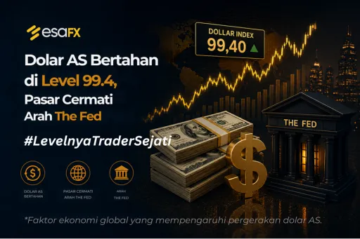 Dolar AS Bertahan di Level 99,4, Pasar Cermati Arah The Fed thumbnail Dolar AS Bertahan di Level 99,4, Pasar Cermati Arah The Fed thumbnail