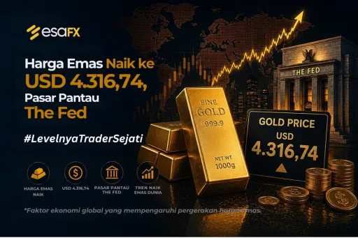 Harga Emas Naik ke USD 4.316,74, Pasar Pantau The Fed thumbnail Harga Emas Naik ke USD 4.316,74, Pasar Pantau The Fed thumbnail
