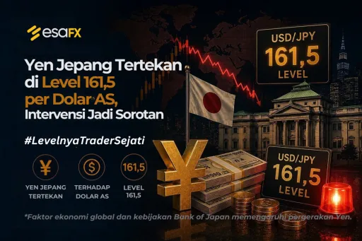 Yen Jepang Tertekan di Level 161,5 per Dolar AS, Intervensi Jadi Sorotan thumbnail Yen Jepang Tertekan di Level 161,5 per Dolar AS, Intervensi Jadi Sorotan thumbnail