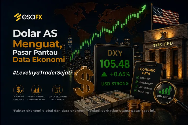 Dolar AS Menguat, Pasar Pantau Data Ekonomi