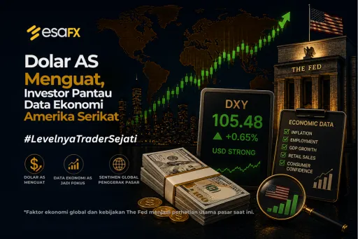 Dolar AS Menguat, Investor Pantau Data Ekonomi Amerika Serikat thumbnail Dolar AS Menguat, Investor Pantau Data Ekonomi Amerika Serikat thumbnail