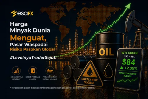 Harga Minyak Dunia Menguat, Pasar Waspadai Risiko Pasokan Global thumbnail Harga Minyak Dunia Menguat, Pasar Waspadai Risiko Pasokan Global thumbnail
