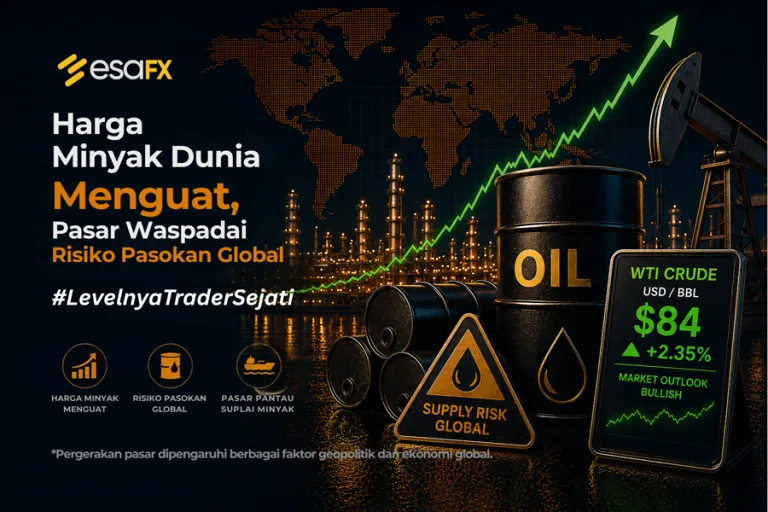 Harga Minyak Dunia Menguat, Pasar Waspadai Risiko Pasokan Global