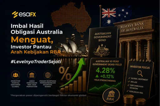 Imbal Hasil Obligasi Australia Menguat, Investor Pantau Arah Kebijakan RBA thumbnail Imbal Hasil Obligasi Australia Menguat, Investor Pantau Arah Kebijakan RBA thumbnail
