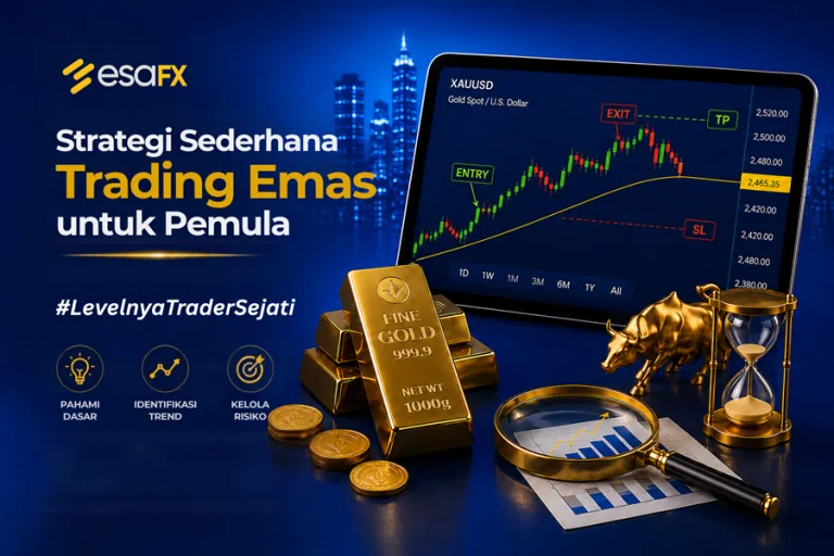 Strategi Sederhana Trading Emas untuk Pemula