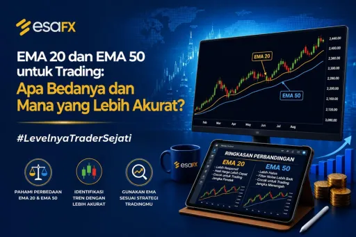 EMA 20 dan EMA 50 untuk Trading: Apa Bedanya dan Mana yang Lebih Akurat? image for article EMA 20 dan EMA 50 untuk Trading: Apa Bedanya dan Mana yang Lebih Akurat?