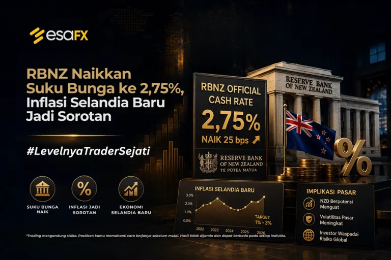 RBNZ Naikkan Suku Bunga ke 2,75%, Inflasi Selandia Baru Jadi Sorotan