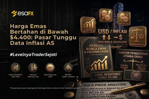 Harga Emas Bertahan di Bawah $4.400, Pasar Tunggu Data Inflasi AS thumbnail Harga Emas Bertahan di Bawah $4.400, Pasar Tunggu Data Inflasi AS thumbnail