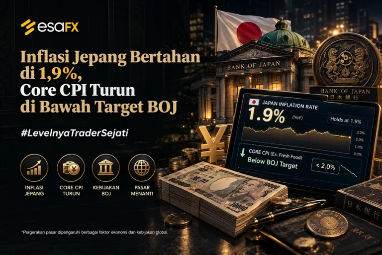Inflasi Jepang Bertahan di 1,9%, Core CPI Turun di Bawah Target BOJ