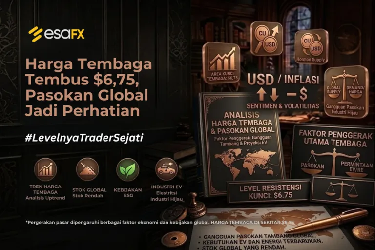 Harga Tembaga Tembus $6,75, Pasokan Global Jadi Perhatian