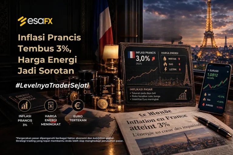 Inflasi Prancis Tembus 3%, Harga Energi Jadi Sorotan