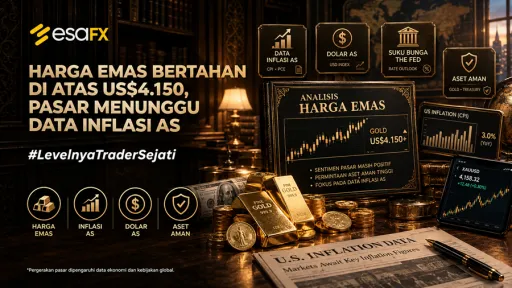 Harga Emas Bertahan di Atas US$4.150, Pasar Menunggu Data Inflasi AS thumbnail Harga Emas Bertahan di Atas US$4.150, Pasar Menunggu Data Inflasi AS thumbnail