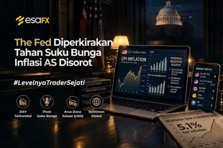 The Fed Diperkirakan Tahan Suku Bunga, Inflasi AS Disorot