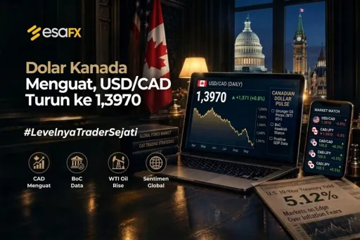 Dolar Kanada Menguat ke 1,3970, Meski Tekanan Harga Minyak Mereda thumbnail Dolar Kanada Menguat ke 1,3970, Meski Tekanan Harga Minyak Mereda thumbnail